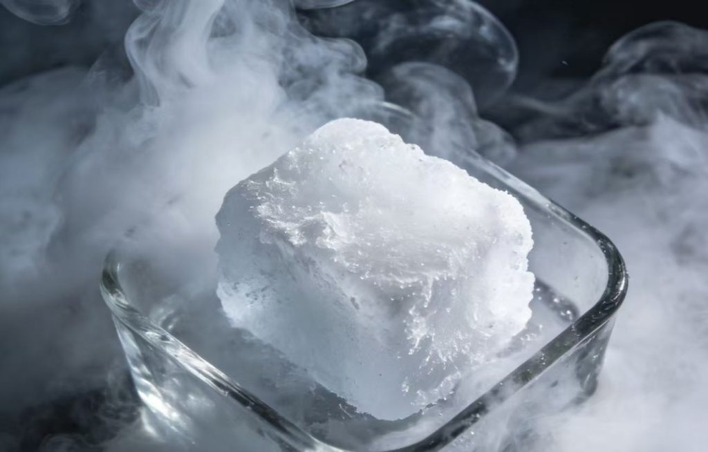 Dry Ice: Solid Carbon Dioxide at Low Temperature