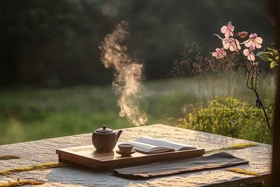 Herbal tea eases stress and harmonizes emotions