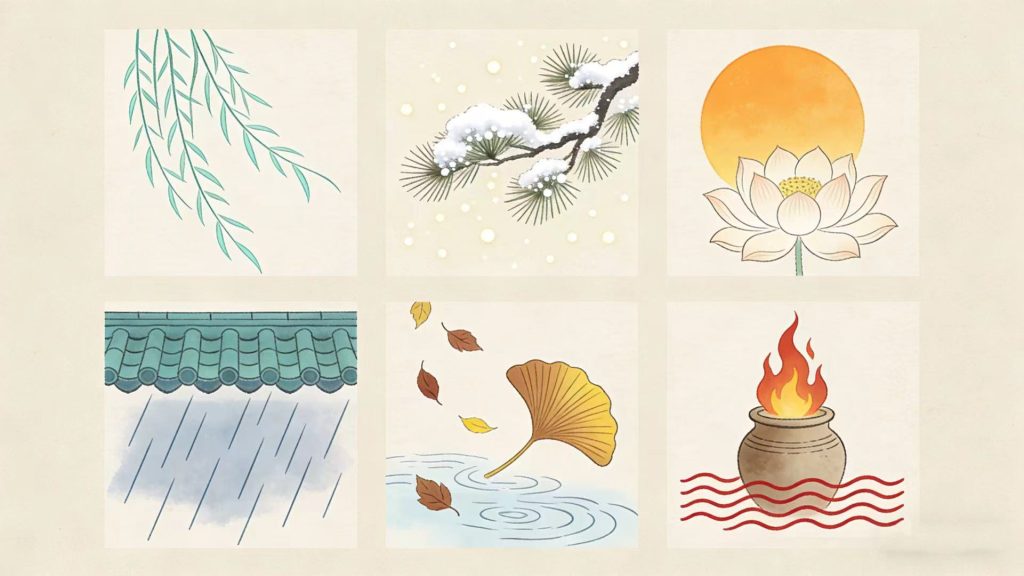 Diagram of the Six Natural Climates in TCM (Six Excesses), Environmental Factors Affecting Health