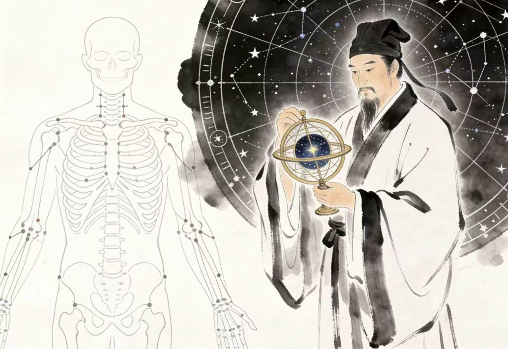 Ancient Chinese Medicine and Human Meridian Map, Core Philosophy of TCM: Unity of Heaven and Humanity
