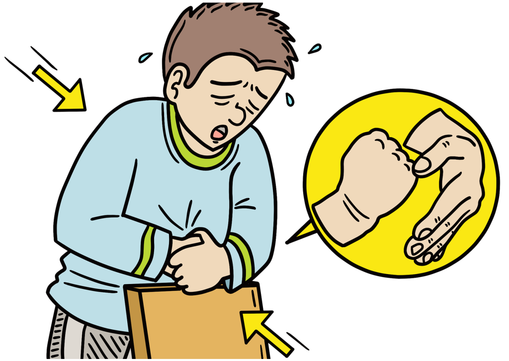 Heimlich maneuver for choking step by step